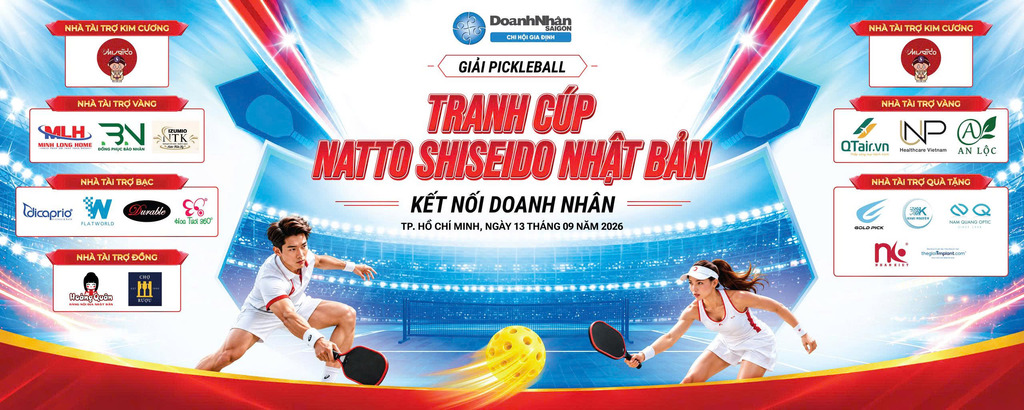 Hào Khí Doanh Nhân: Gold Pick Tự Hào Tiếp Lửa Giải Pickleball Tranh Cúp Natto Shiseido Nhật Bản